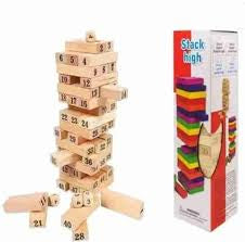 Stack high jenga 54 piece